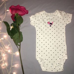 Newborn girls Carter spotted onesie 🦋